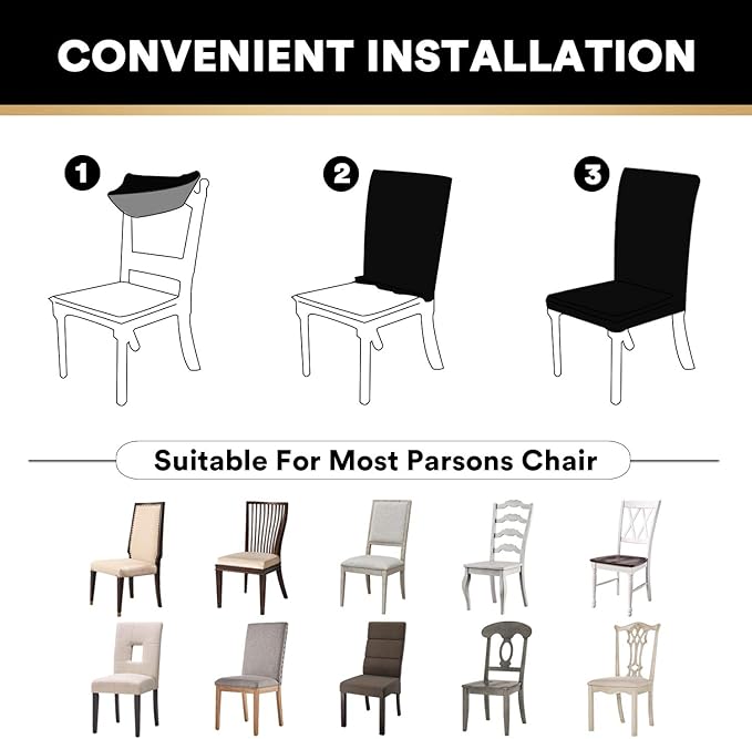 FORROS PARA SILLAS DE COMEDOR